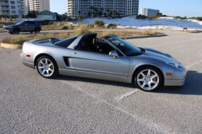 2002 Acura NSX in Sebring Silver over Black