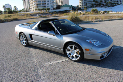 2002 Acura NSX in Sebring Silver over Black