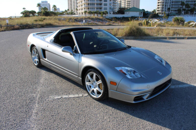 2002 Acura NSX in Sebring Silver over Black