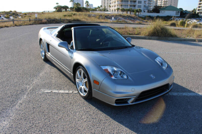 2002 Acura NSX in Sebring Silver over Black