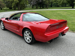 1997 Acura NSX in Formula Red over Black