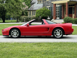 1997 Acura NSX in Formula Red over Black