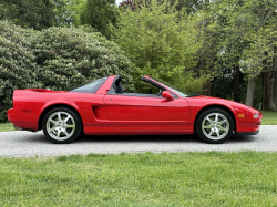 1997 Acura NSX in Formula Red over Black