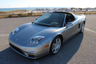2002 Acura NSX in Sebring Silver over Black