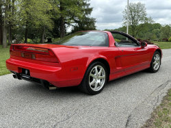 1997 Acura NSX in Formula Red over Black