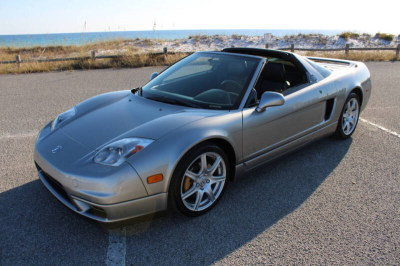 2002 Acura NSX in Sebring Silver over Black