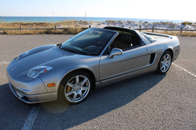 2002 Acura NSX in Sebring Silver over Black