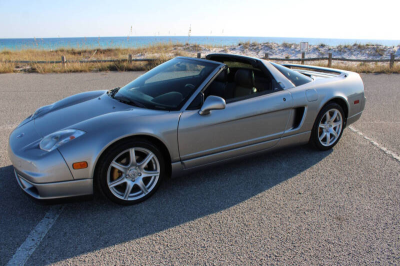 2002 Acura NSX in Sebring Silver over Black