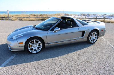 2002 Acura NSX in Sebring Silver over Black