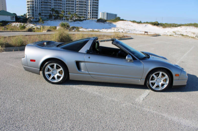 2002 Acura NSX in Sebring Silver over Black