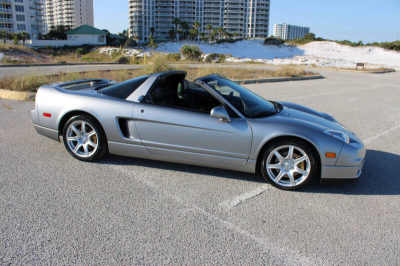 2002 Acura NSX in Sebring Silver over Black