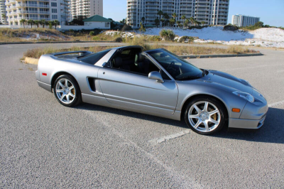 2002 Acura NSX in Sebring Silver over Black