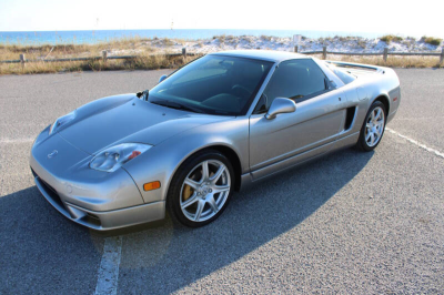 2002 Acura NSX in Sebring Silver over Black