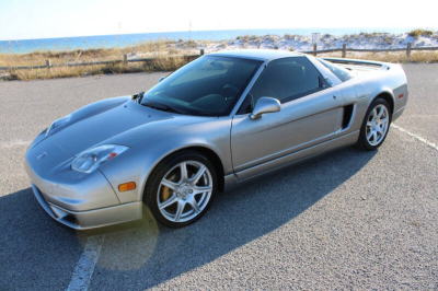 2002 Acura NSX in Sebring Silver over Black