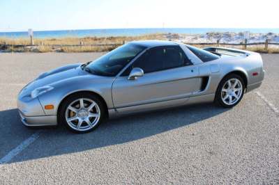 2002 Acura NSX in Sebring Silver over Black