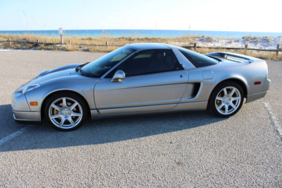 2002 Acura NSX in Sebring Silver over Black
