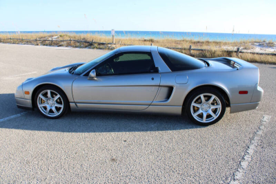 2002 Acura NSX in Sebring Silver over Black