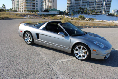 2002 Acura NSX in Sebring Silver over Black