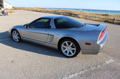 2002 Acura NSX in Sebring Silver over Black