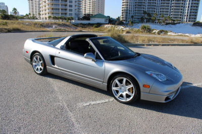 2002 Acura NSX in Sebring Silver over Black