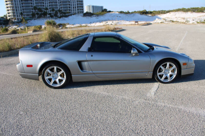 2002 Acura NSX in Sebring Silver over Black