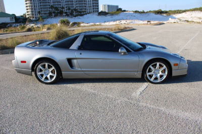 2002 Acura NSX in Sebring Silver over Black