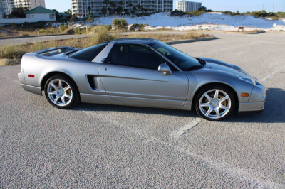 2002 Acura NSX in Sebring Silver over Black