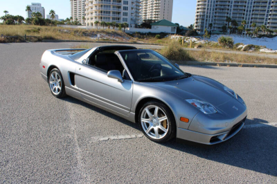 2002 Acura NSX in Sebring Silver over Black