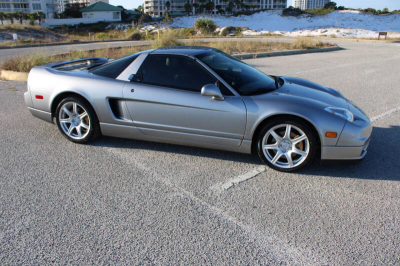 2002 Acura NSX in Sebring Silver over Black