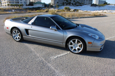 2002 Acura NSX in Sebring Silver over Black