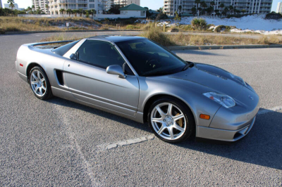 2002 Acura NSX in Sebring Silver over Black