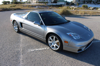 2002 Acura NSX in Sebring Silver over Black