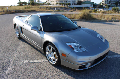 2002 Acura NSX in Sebring Silver over Black