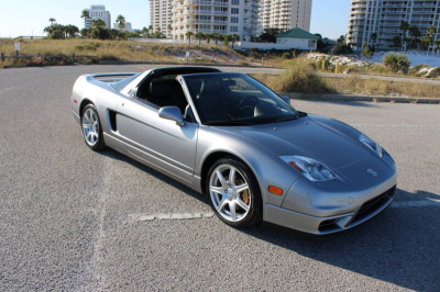 2002 Acura NSX in Sebring Silver over Black