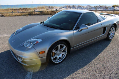 2002 Acura NSX in Sebring Silver over Black