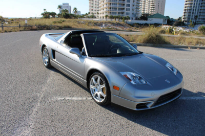 2002 Acura NSX in Sebring Silver over Black