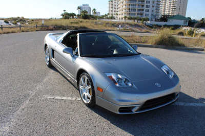 2002 Acura NSX in Sebring Silver over Black
