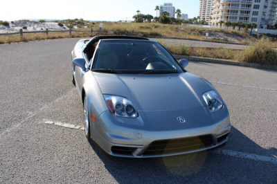 2002 Acura NSX in Sebring Silver over Black