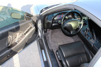 2002 Acura NSX in Sebring Silver over Black