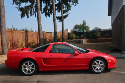 1999 Acura NSX in Formula Red over Tan