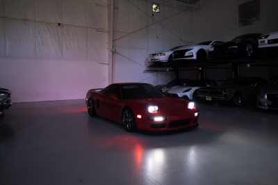 1995 Acura NSX in Formula Red over Black
