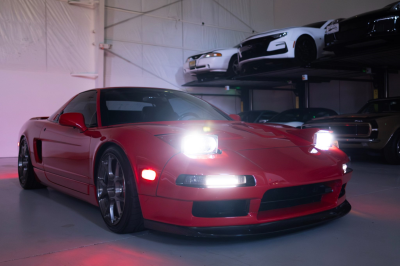 1995 Acura NSX in Formula Red over Black