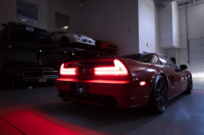 1995 Acura NSX in Formula Red over Black