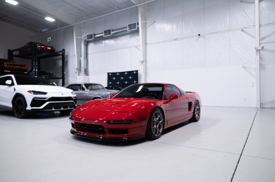 1995 Acura NSX in Formula Red over Black