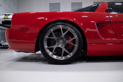 1995 Acura NSX in Formula Red over Black