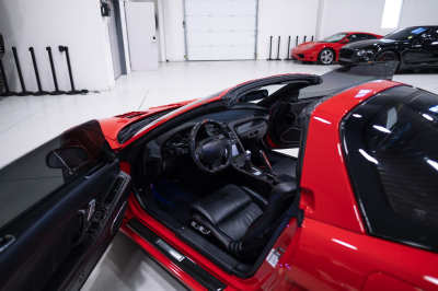1995 Acura NSX in Formula Red over Black