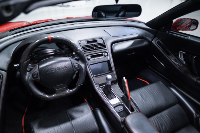 1995 Acura NSX in Formula Red over Black