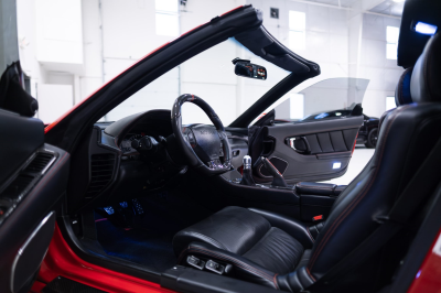 1995 Acura NSX in Formula Red over Black