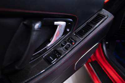 1995 Acura NSX in Formula Red over Black