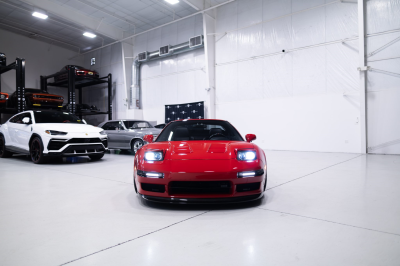 1995 Acura NSX in Formula Red over Black